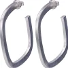 Sheila Fajl Square Elisa Hoops Silver