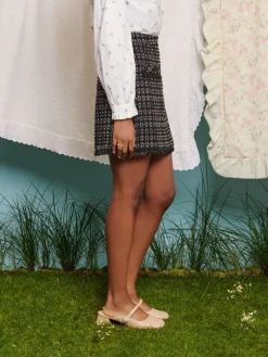 Sister Jane Lucinda Tweed Mini Skirt