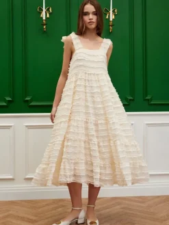 Sister Jane Revel Ruffle Midi Dress