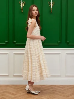Sister Jane Revel Ruffle Midi Dress
