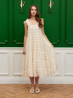 Sister Jane Revel Ruffle Midi Dress