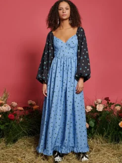 Sister Jane Saddle Floral Maxi Dress