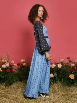 Sister Jane Saddle Floral Maxi Dress
