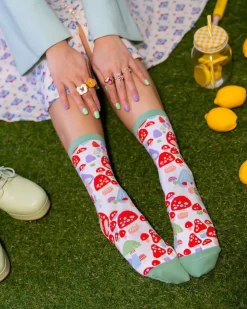 Sock Candy Mushroom Forest Crew Sock