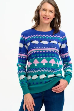 Sugarhill Brighton Rosie Jumper - Multi, Rural Fairisle